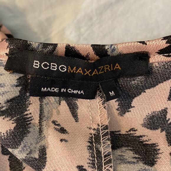 BCBGMaxAzria Leopard Print Racerback Romper - Picture 3 of 8